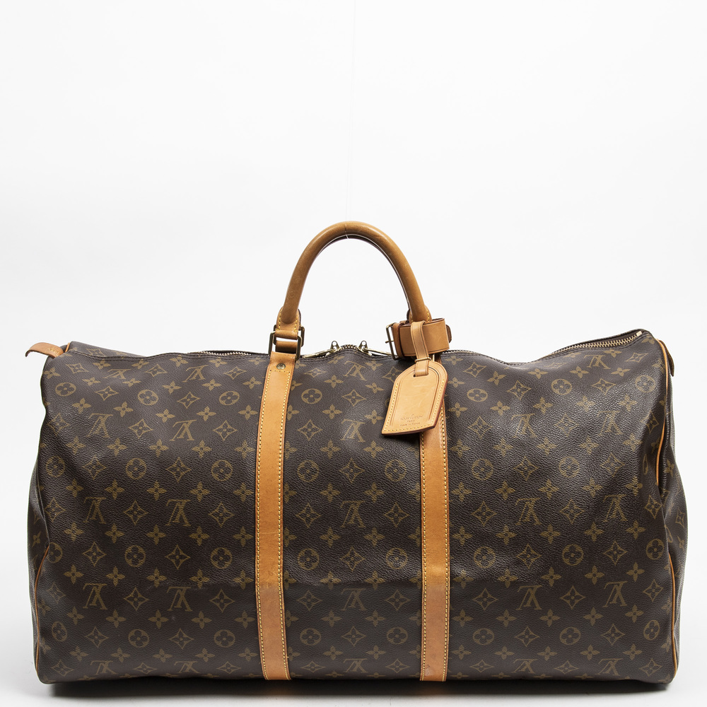 Louis Vuitton Brown Monogram Travel Bag